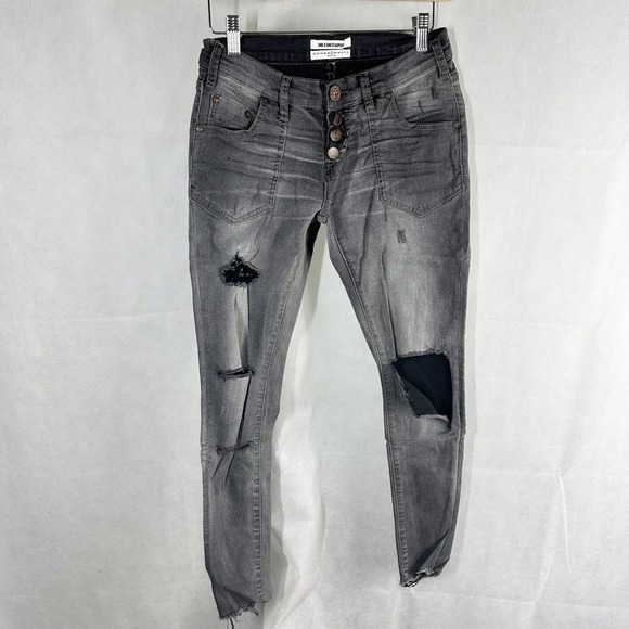 One Teaspoon Le Duke Freebirds II Destroyed Skinny Jeans Size 27 - Picture 1 of 14